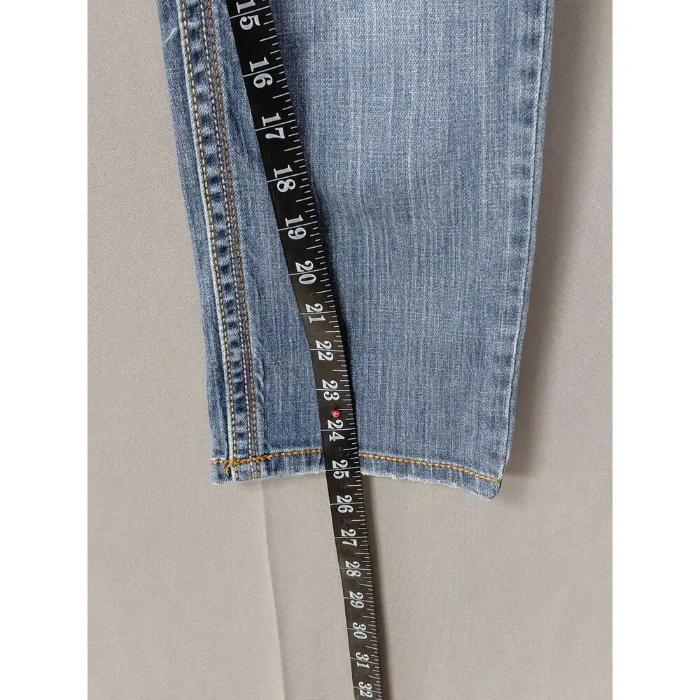 Aeropostale Original Quality Blue Denim Straight Leg Jeans Women Size 5/6